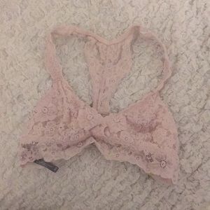 Light pink bralette top